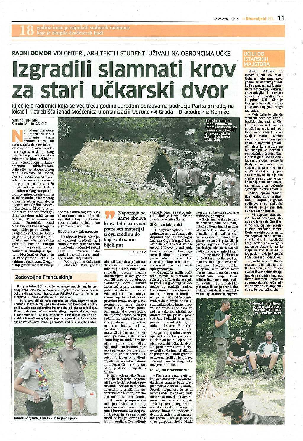 Pressclip: Petrebišća 2012