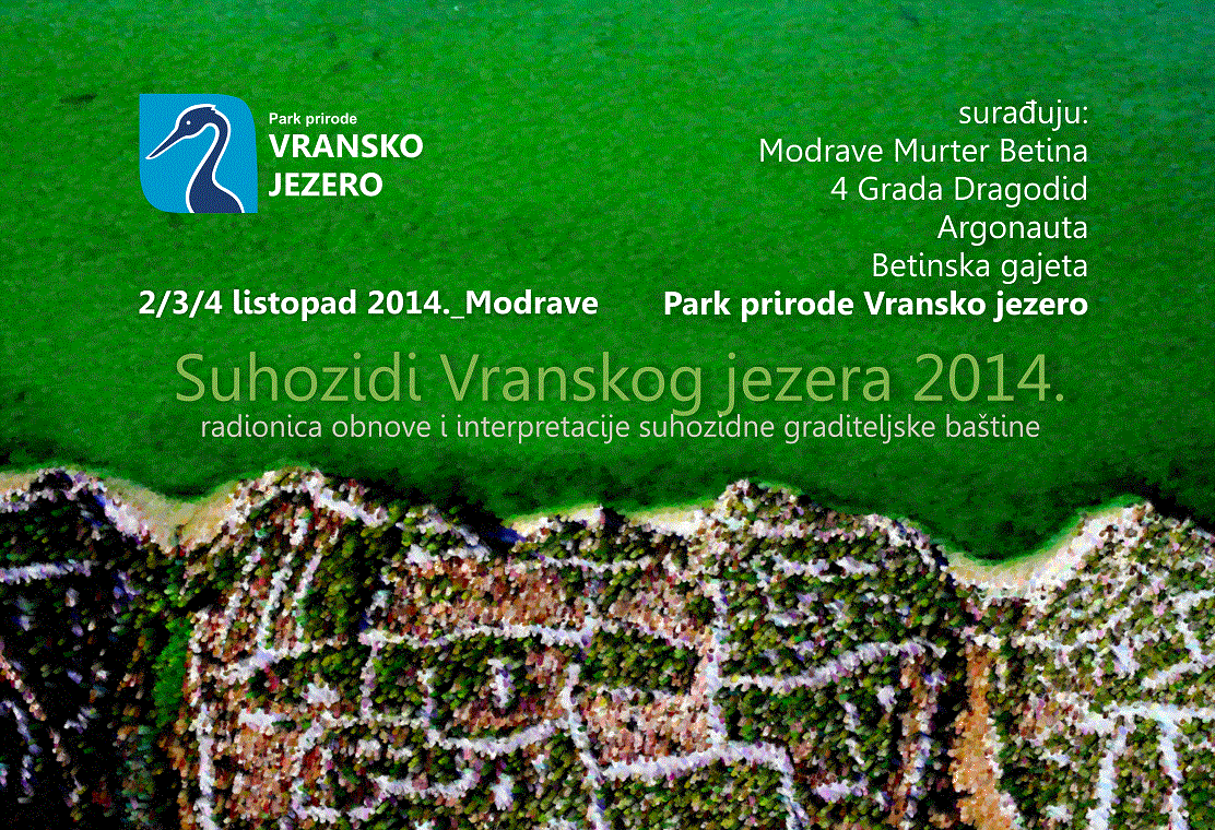 Najava: Suhozidi Vranskog jezera 2014