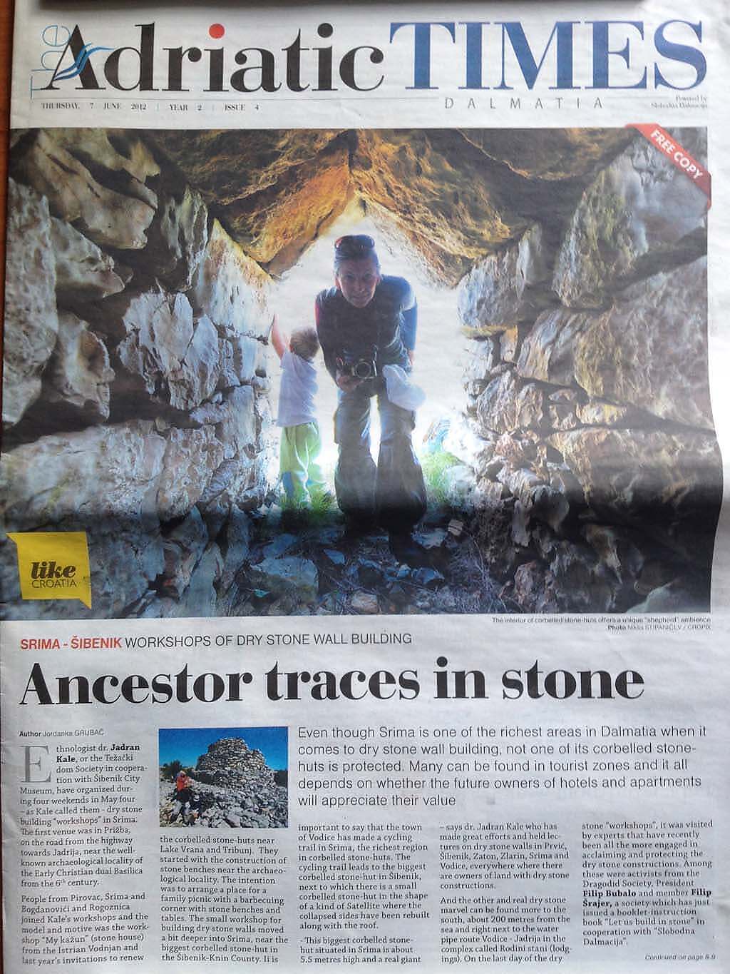 Pressclip: Ancestor traces in stone