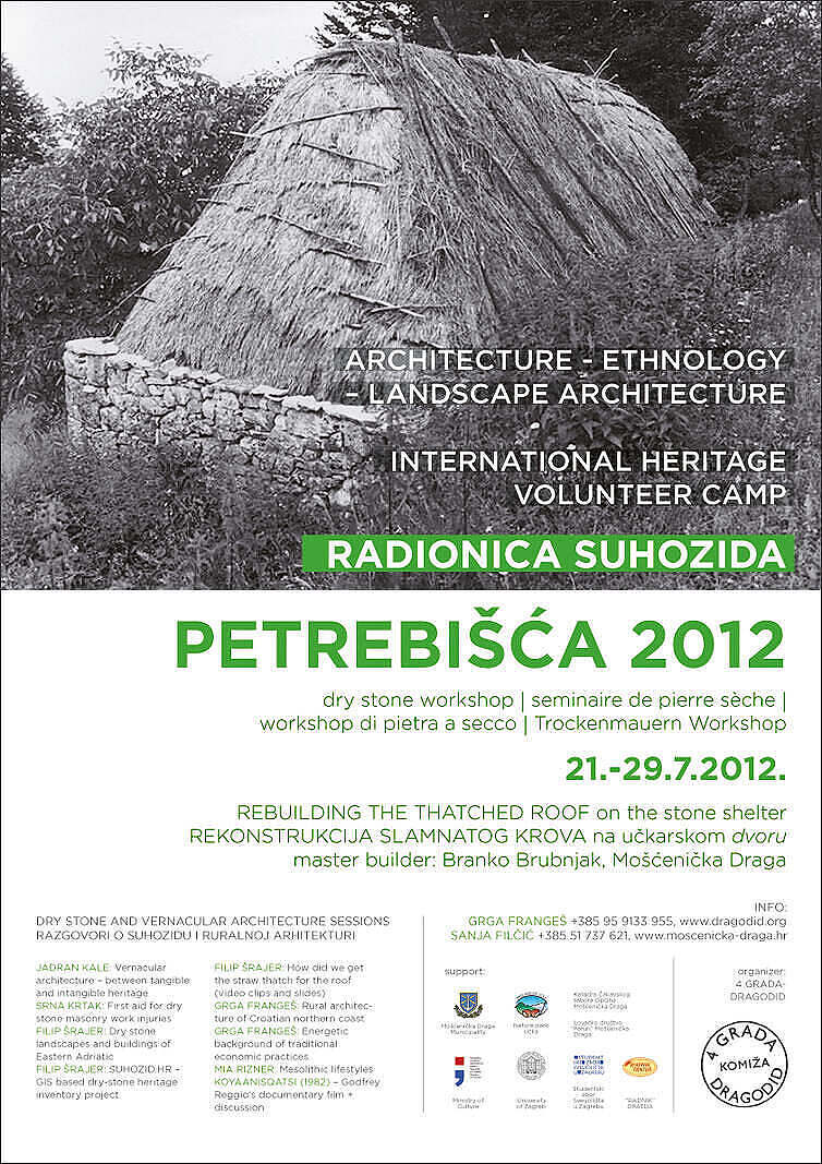 Najava: Radionica suhozida – dry stone workshop Petrebišća 2012